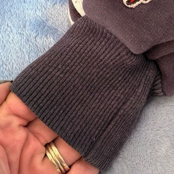 Lola & The Boys Varsity Patch Sweatshirt & Jogger Set in Navy Blue Toddler 2T - Picture 3 of 15